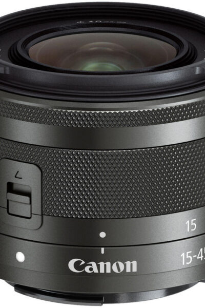 Canon EF-M 15-45mm f/3.5-6.3 IS STM Lens (Graphite)